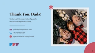 Abstract Gray And Colorful Father's Day Presentation - صفحة 5