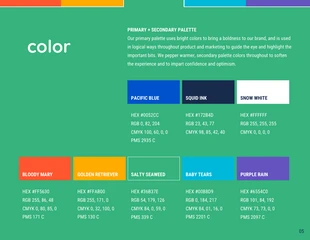 Colorful Brand Style Guide - صفحة 5