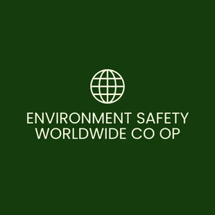 Free  Template: Logo d'une entreprise à but non lucratif dans le domaine de l'environnement