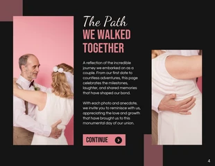 Black and Pink Simple Wedding Presentation - Página 4
