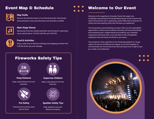 Fireworks Display Information Half-Fold Brochure - صفحة 2