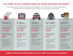 premium  Template: Money Saving Informational Pamphlet