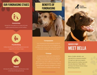 Animal Welfare Fundraising Tri-fold Brochure - Pagina 2