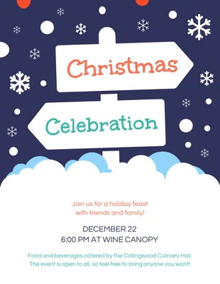 premium  Template: Fun Christmas Event Flyer