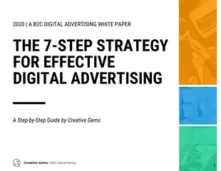 premium  Template: Libro bianco sul marketing digitale moderno