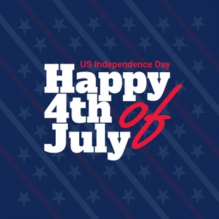 Free  Template: Happy 4th of July Instagram