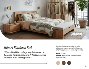 Japandi Furniture Lookbook Catalog Template - Pagina 13