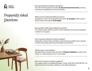 Japandi Furniture Lookbook Catalog Template - Pagina 16
