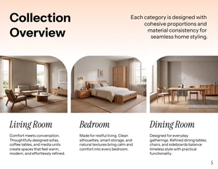 Japandi Furniture Lookbook Catalog Template - Pagina 5