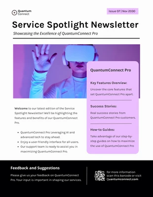 premium  Template: Service Spotlight Newsletter
