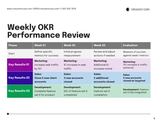 Objectives and Key Results Company Report - Seite 4