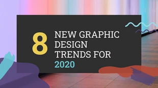 Free  Template: Cabeçalho do blog sobre tendências de design gráfico