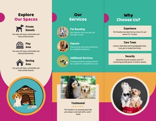 Pet Boarding & Daycare Brochure - صفحة 2