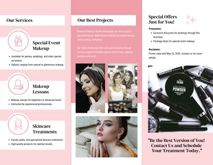 Beauty & Makeup Studio Brochure - صفحة 2