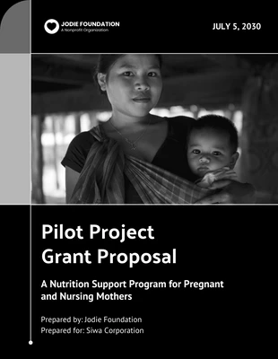 premium  Template: Pilot Project Grant Proposal