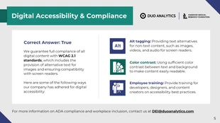 Interactive ADA Compliance Training Quiz Presentation - صفحة 5