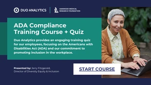 Interactive ADA Compliance Training Quiz Presentation - صفحة 1