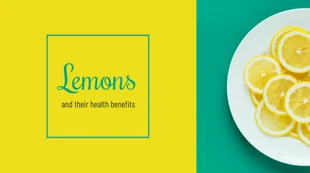 Free  Template: Gelbe Ernährung Blog Banner