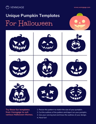 Free  Template: Pumpkin Template Printable