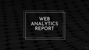 business  Template: Apresentação do relatório do Web Analytics