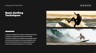 Black And White Simple Surfing Sports Presentation - Pagina 3