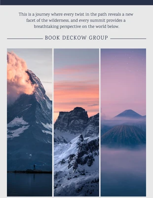 premium  Template: Grey Modern Photo Collage Book Cover