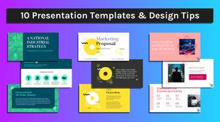 premium  Template: Presentazione colorata Intestazione del blog