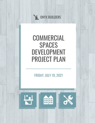 premium  Template: Light Commercial Development Project Plan