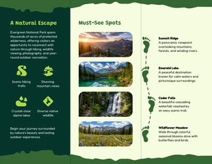 National Park Brochure Template - Pagina 2