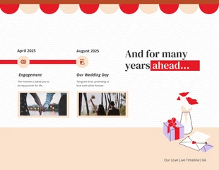 Simple Continuity Page Valentine Presentation with Timeline - Pagina 4