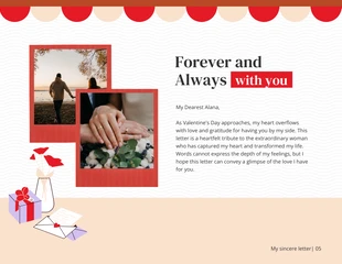 Simple Continuity Page Valentine Presentation with Timeline - Seite 5