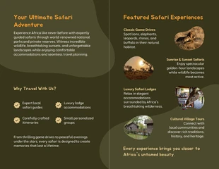 African Safari Travel Brochure - Pagina 2