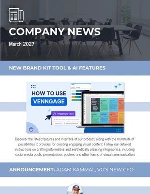 business  Template: Company News