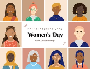Free  Template: Tarjeta del Día de la Mujer