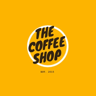 business  Template: Logotipo creativo de cafetería
