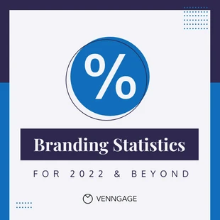 premium  Template: Statistiche sul branding Instagram Carousel Post