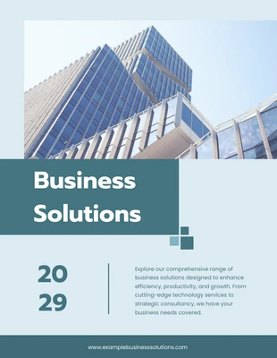 business  Template: Soft Green Business Catalog