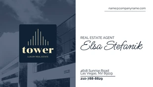 Real Estate Business Card - Seite 2