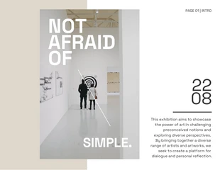 Simple Art Exhibition Proposal - Página 2