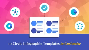 Free  Template: Circle Infographic Blog Header