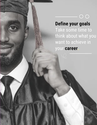 Free  Template: Citas de graduación con póster negro