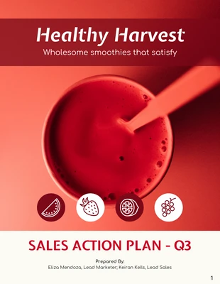 Red Customer Sales Action Plan