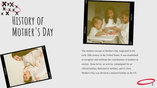 Gray And Red Simple Mother's Day Presentation - Pagina 2
