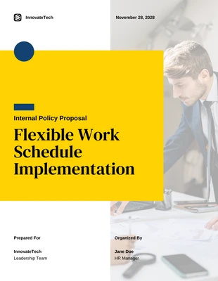 Free  Template: Internal Policy Proposal
