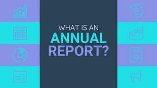 business  Template: Annual Report Blog Header