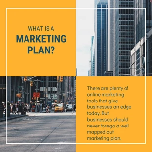 premium  Template: City Marketing Plan Instagram Post