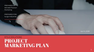 premium  Template: Project Marketing Presentation
