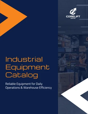 business  Template: كتالوج منتجات المعدات الصناعية