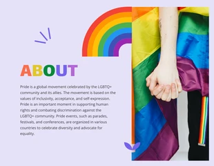 Colorful Simple Cute Pride Presentation - صفحة 2