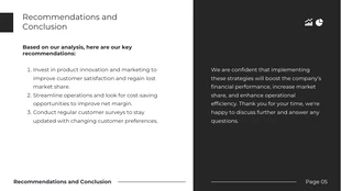Black And White Clean Consulting Presentation - Pagina 5